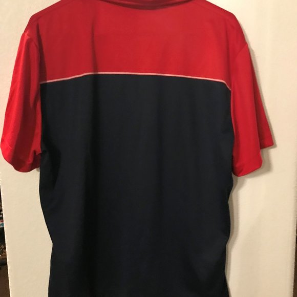Monterey Club Blue and Red short sleeve Golf Shirt - Picture 2 of 5